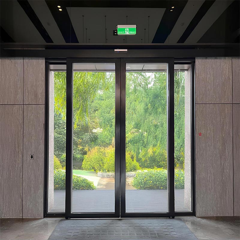 Pintu Kaca Dirating Api kanggo Garasi Bawah Tanah Exit Passageways
