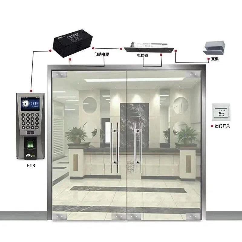 Pintu Kaca Tahan Api ing Kamar Distribusi Daya