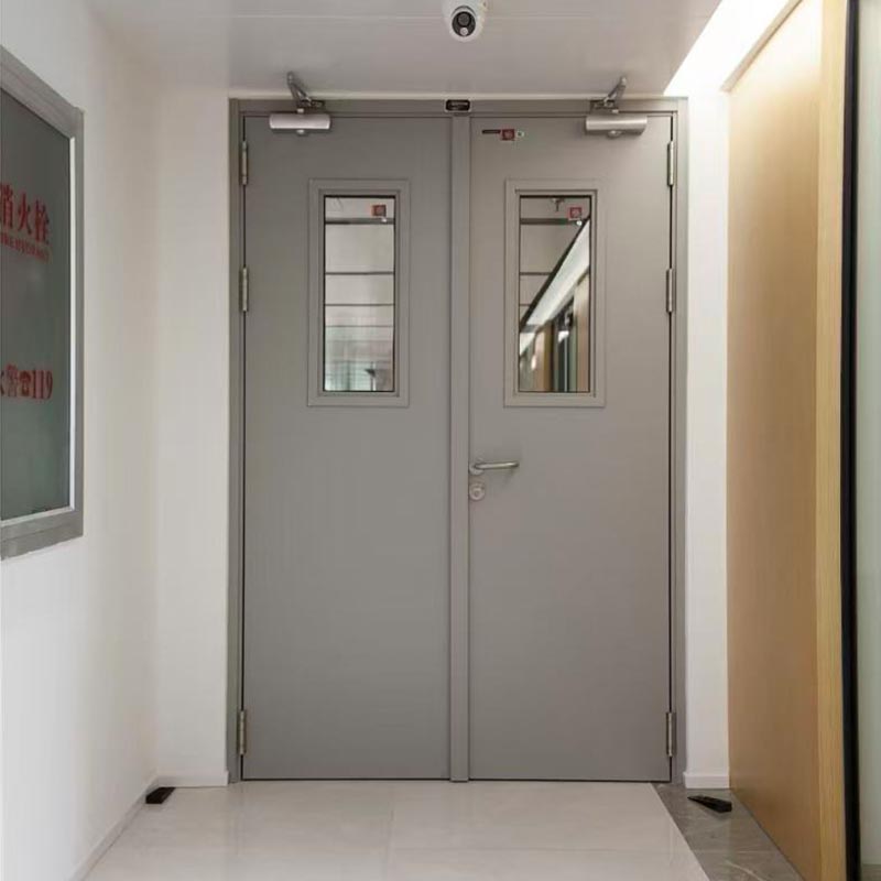 Kuwat Steel Fireproof Rated Pintu Metu Darurat