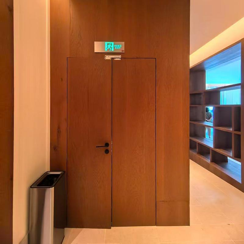 Pintu Geni Kayu Kanggo Interior Villa